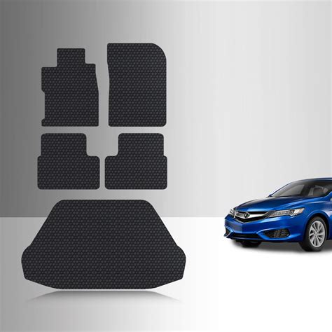 Toughpro Full Set Floor Mats BLACK for Acura ILX All Weather Custom Fit ...