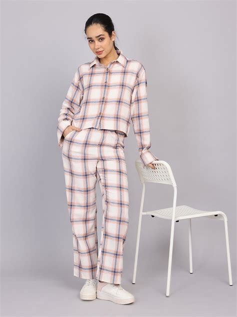 Women’s Off-White Checked Woven Shirt – Wearhouse