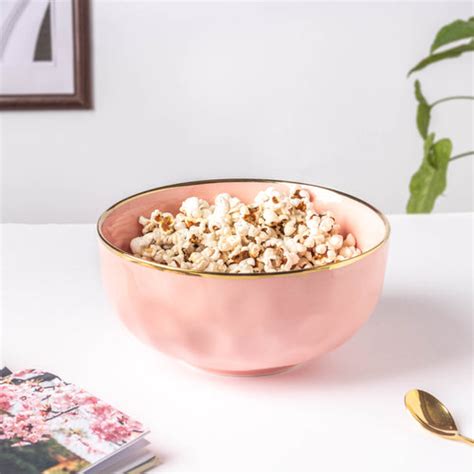 Pink Marble Serving Bowls Online- Premium Ceramic Bowls | Nestasia