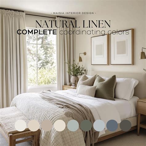 NATURAL LINEN Whole House Paint Palette Sherwin Williams Color Palette ...