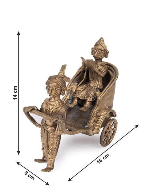 Royal Rickshaw Dokra Craft | Brass Decorative Showpiece
