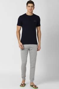 PETER ENGLAND Men Self Design Grey Night Suit Set Price in India - Buy ...