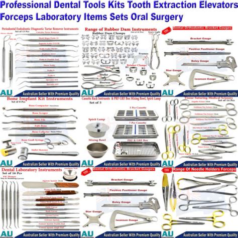 London Instruments / Medspo Dental Extraction Kit with Elevators ...