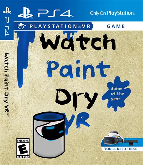 NEW VR GAME, watch paint dry (parody) OC : r/gaming
