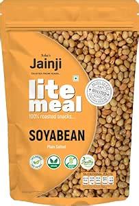 ASHA'S JAINJI Roasted SOYABEAN 200G Healthy low fat snacks for weight ...