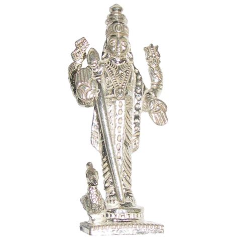 Subrahmanya Swamy Murugan Kumara Guru Kartekeya with Vel Ayudham Silver ...