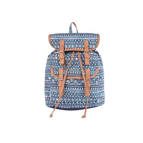 Buy Astrid Blue Cotton Dhurry Girls Backpack Medium Size Online