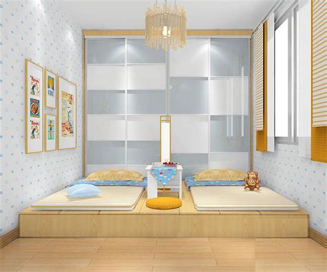 小户型2015装修儿童房榻榻米效果图 – 设计本装修效果图