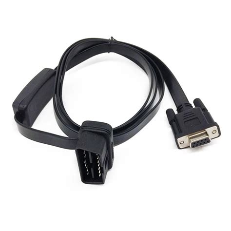 Car OBD Extended Diagnostic Tool OBD2 16PIN to DB9 Serial RS232 Cable ...