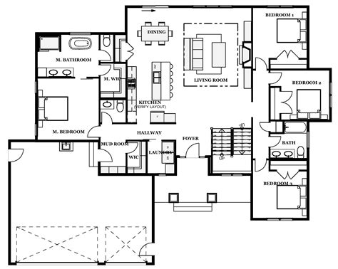 Rambler Floor Plans - Titan Homes
