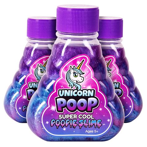SAMVARDHAN Unicorn Poop Slime - Multicoloured (Pack of 3 Bottles ...