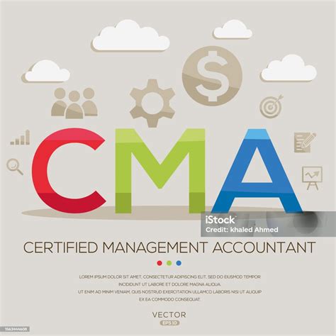 Cma Certified Management Accountant Stock Illustration - Download Image ...