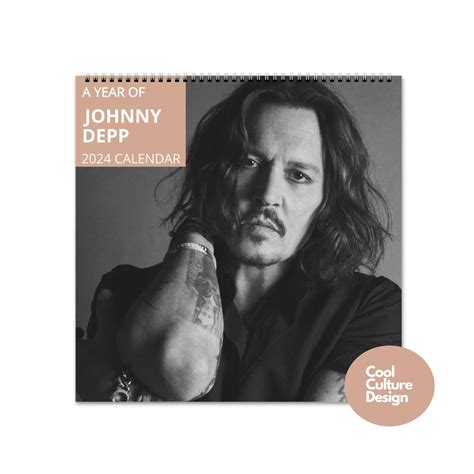 Johnny Depp Calendar Vol.1 - 2024 Calendar, Wall Calendar 2024 sold by ...