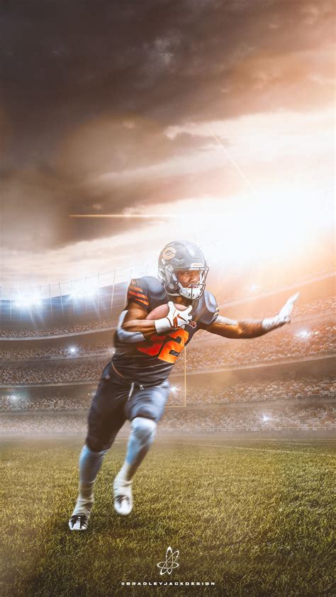 David Montgomery Jersey Swap Phone Wallpaper : r/CHIBears