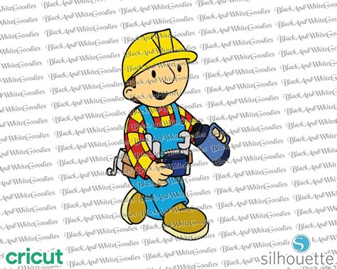 Bob the Builder Svg Layered Svg Cricut Cut File Cutting - Etsy India