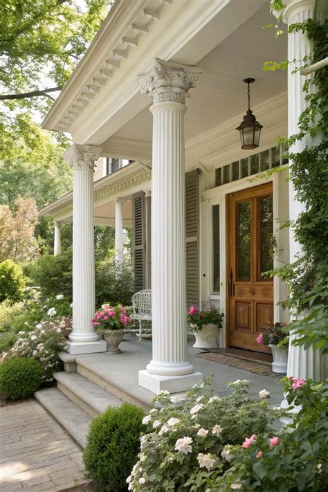 Stylish Column Ideas to Elevate Your Front Porch - Light and Layer