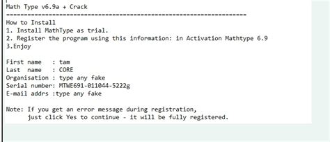 Image result for MathType 6.9 Product Key