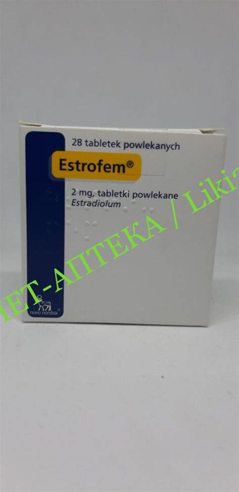 Эстрофем (Estrofem) estradiolum 2mg, 28 таблеток , Novo nordisk ...