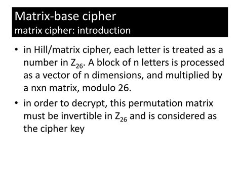 Image result for Matrix Cipher Cryptography