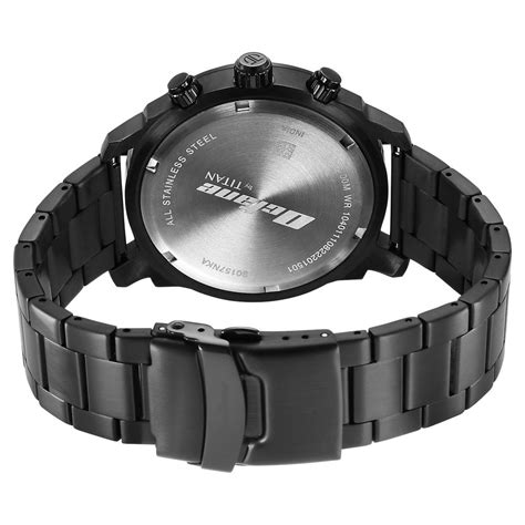 Buy Online Titan Octane Classic Sporty Quartz Chronograph Black Dial ...