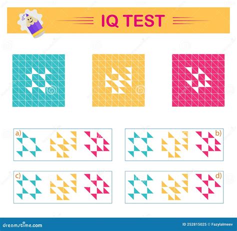IQ Test. Intelligence Quotient. Tiny People Determine Cognitive ...