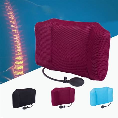 Qoo10 - 1Pcs Portable Inflatable Lumbar Support Lower Back Cushion ...