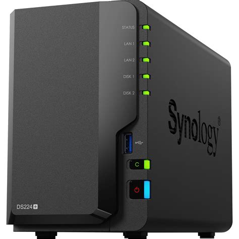 Synology DiskStation DS224+ 2-Bay NAS Enclosure DS224+ B&H Photo
