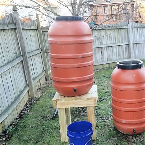 Building Your Own DIY Rain Barrel Stand