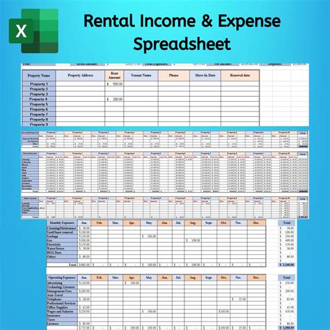 Rental Property Spreadsheet