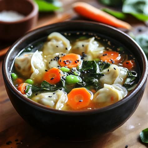 Asian Dumpling Soup
