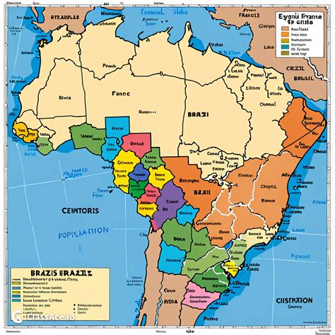 AI Images of Draw: Look at the Maps of Brazil, Egypt, and France. Choose One of These Maps and ...