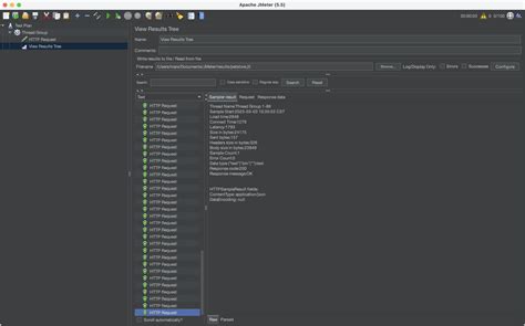 Volume Testing JMeter 的图像结果