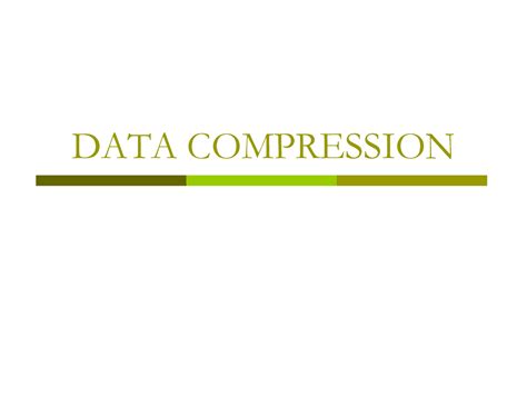 Image result for Data Compression Lecture