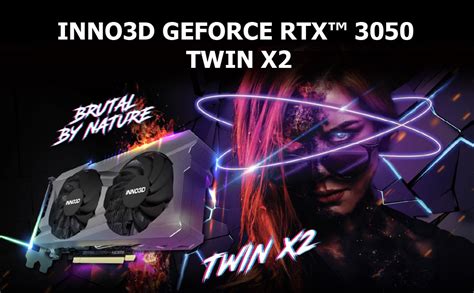 Amazon.in: Buy INNO3D NVIDIA GEFORCE RTX 3050 Twin X2 8GB GDDR6 128-bit ...