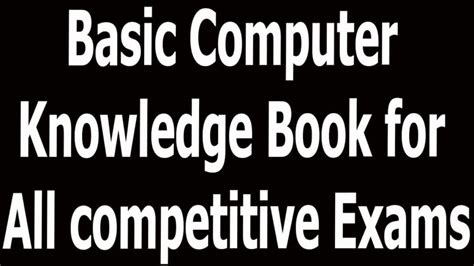 Image result for Basic Computer Knowledge Book