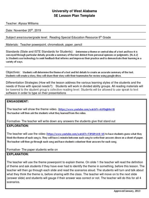 Image result for How to Write a 5E Lesson Plan