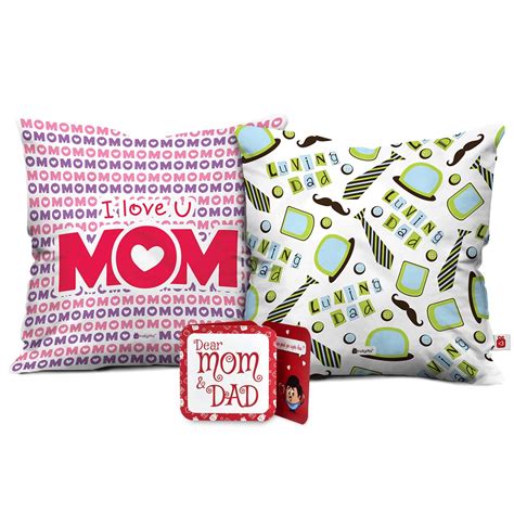 Buy Indigifts Micro Satin, Fibre Parents Anniversary Special I Love Mom ...
