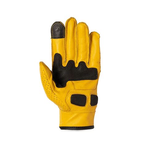ROYAL ENFIELD SUMMER RIDING GLOVES YELLOW – Moto Marvels
