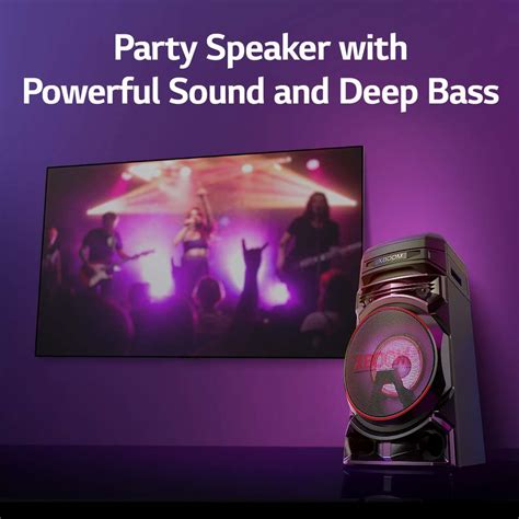 Buy LG RNC5, Powerful sound, Deep Bass, Mic & Guitar input karaoke ...