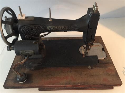 Vintage White Rotary Sewing Machine | #1882938489