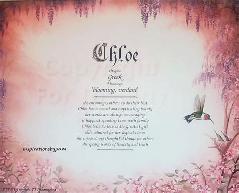 What'S the Meaning of the Name Chloe