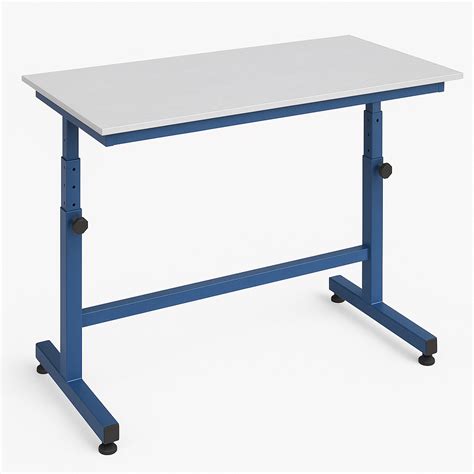 Rectangular Height-Adjustable Workbench | Spaceguard