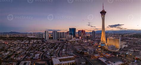 Panoramic aerial view of the Las Vegas Strip. 13433245 Stock Photo at ...