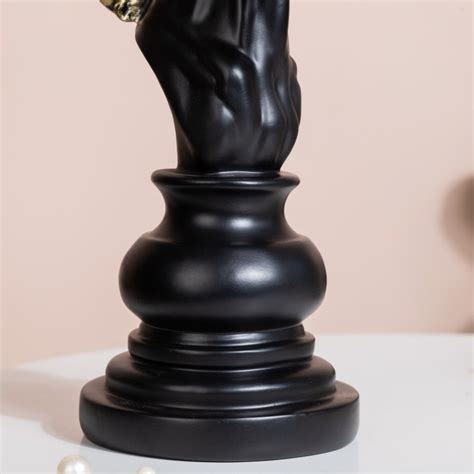 Knight Horse Chess Piece Decor Black 10 Inch Online - Premium Decor ...