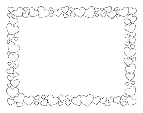 Coloring Page Picture Frame - 10 Free PDF Printables | Printablee ...