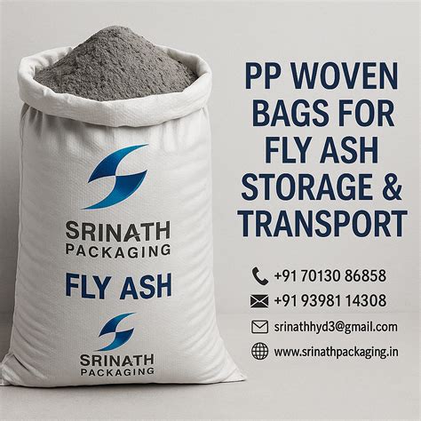 Why PP WovePP Woven Bags for Fly Ash & Cemguard – Srinath Packagingn ...