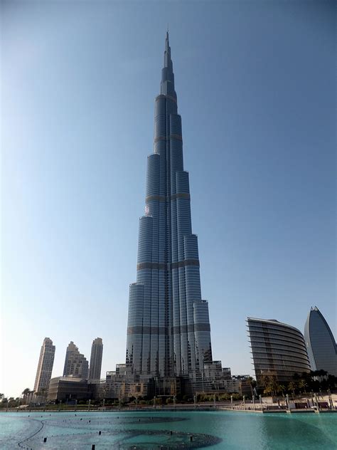 The tallest building in the world, Burj Khalifa in Dubai, United Arab ...