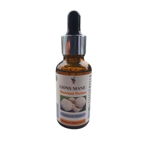 Lion's Mane Mushroom Extract Tincture, Enhances Cognitive & Nerve Heal ...
