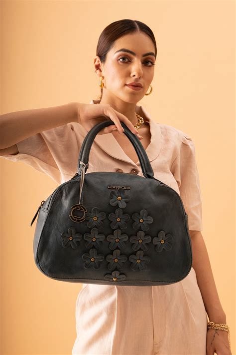 Lille 3d Floral Bowler Bag – Classicuir