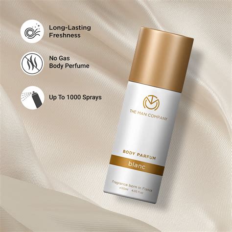 Blanc Body Perfume For Men | Body Spray | The Man Company